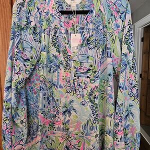 Lilly Pulitzer Elsa Top Lilly's House Anniversary Elsa